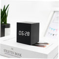 Zenicube LED Alarm Clock With Time Date And Temperature Display