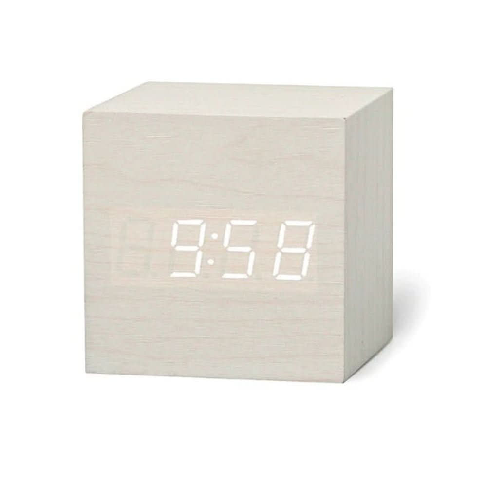 Zenicube LED Alarm Clock With Time Date And Temperature Display