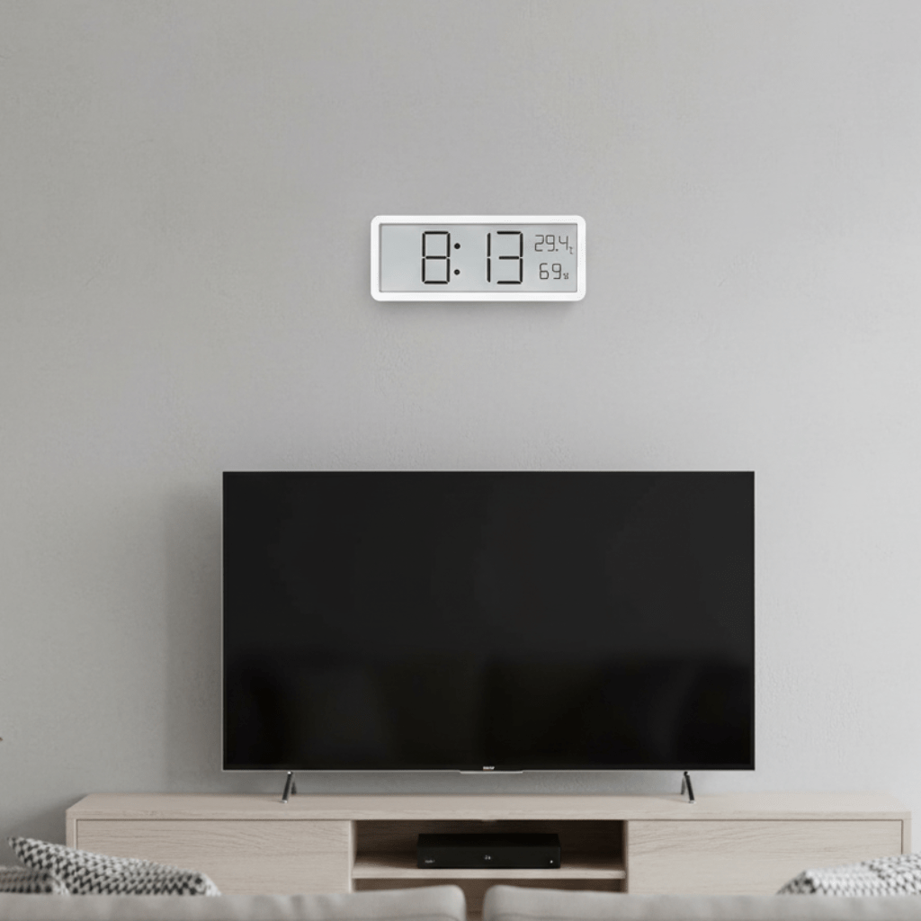 Timesense LED hodiny s klimatickým senzorem a jasným displejem