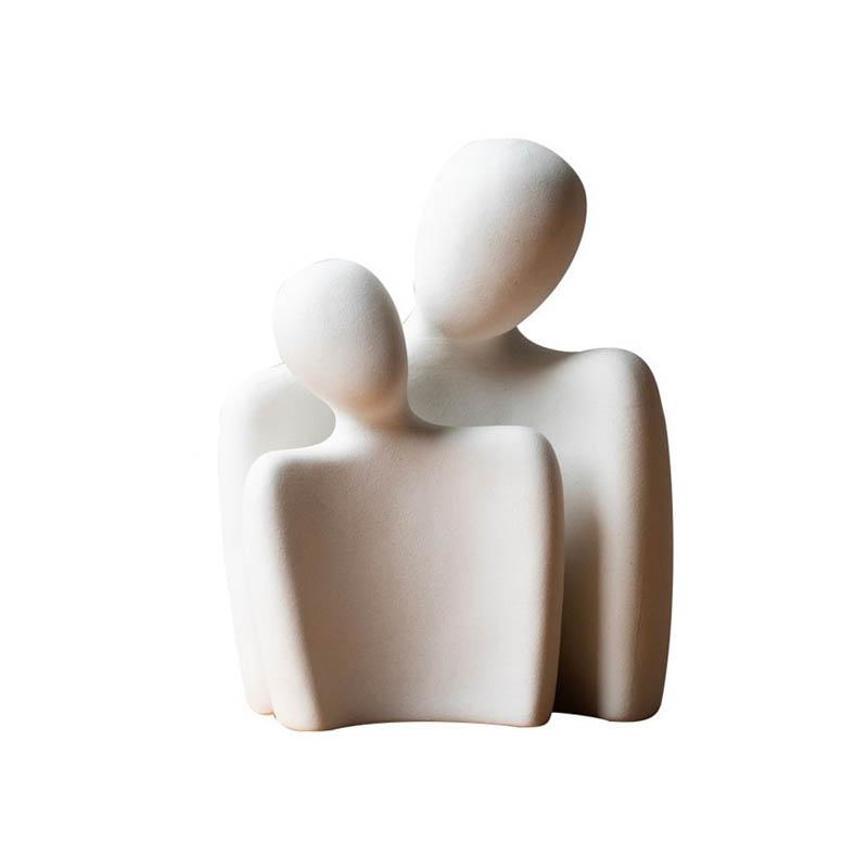 Ceramic Couple Figurines For Life Symbolizing Eternal Love