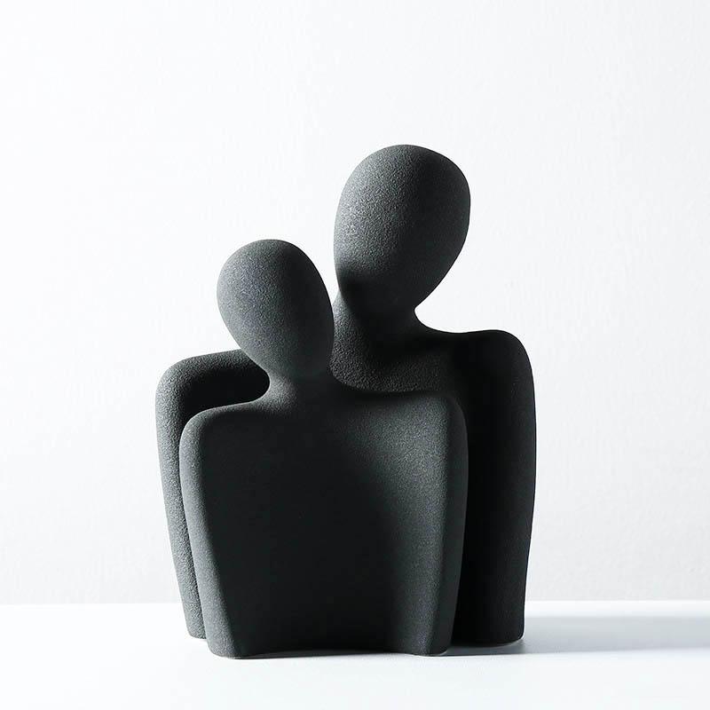 Ceramic Couple Figurines For Life Symbolizing Eternal Love