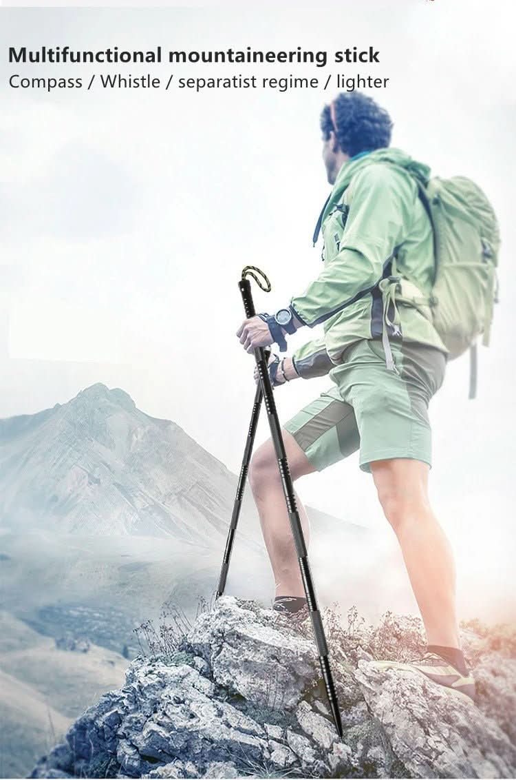Trailforce Survival Hiking Stick For Outdoor Treks And Adventure