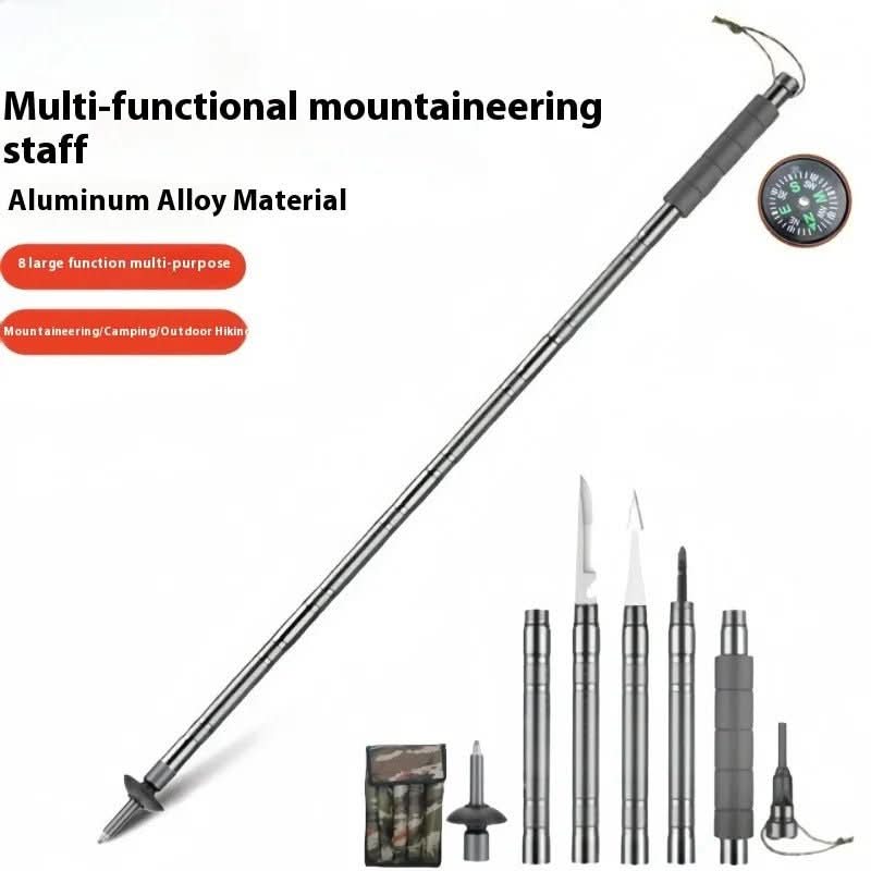 Trailforce Survival Hiking Stick For Outdoor Treks And Adventure