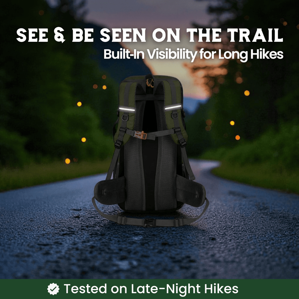 TrailPro 50L Trek Backpack With Airy Back Panel And Smart Storage