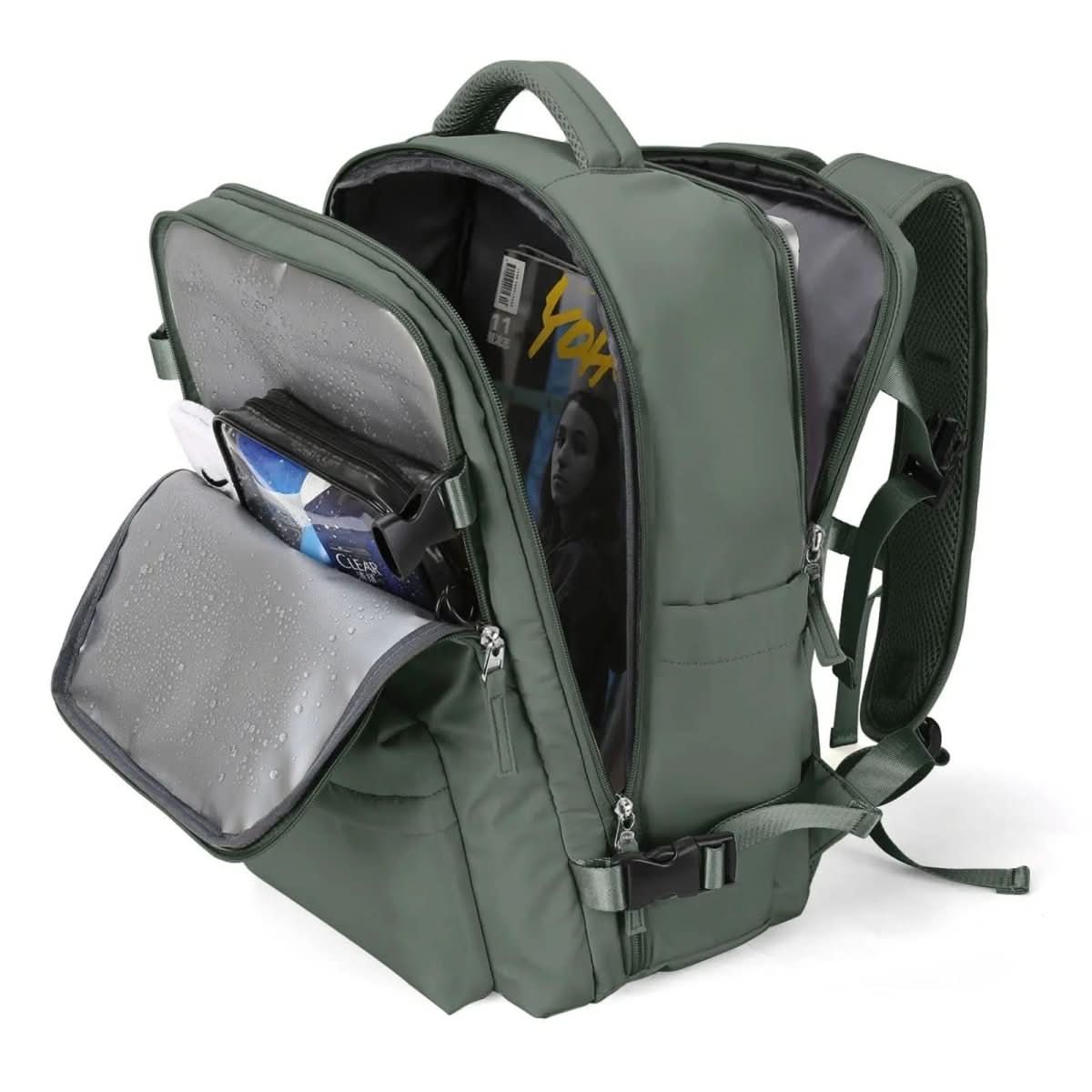 TrailSafe Pro Secure Compartment Outdoor Adventure Backpack