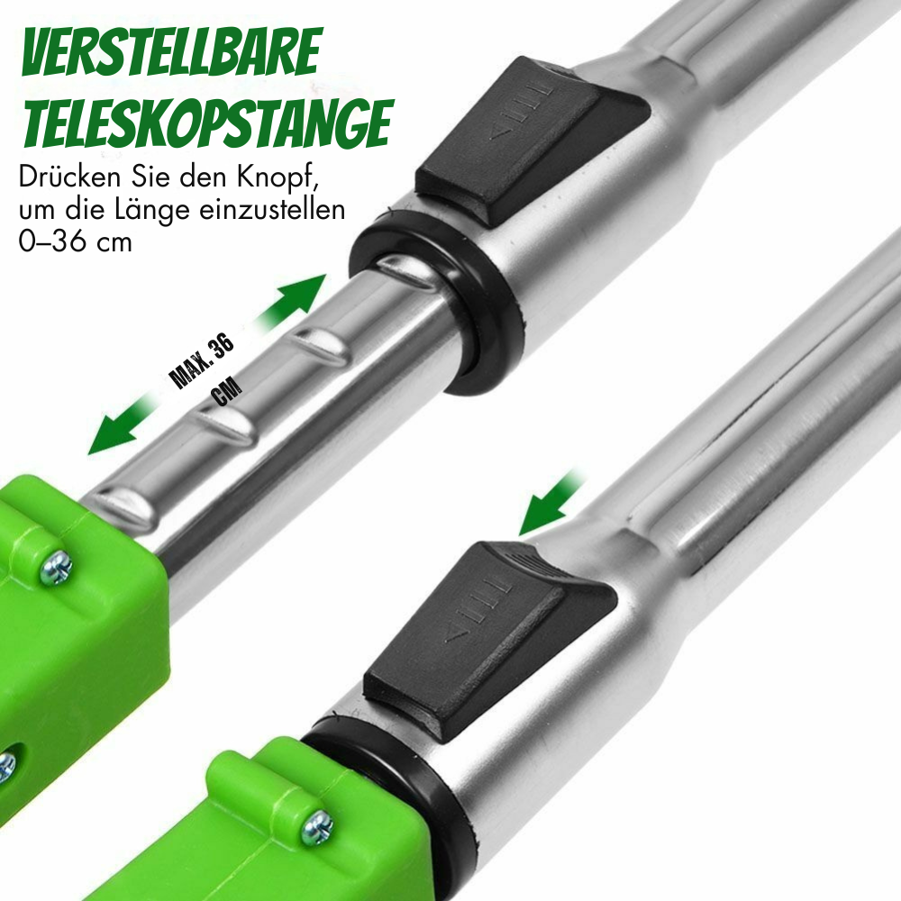Débroussailleuse sans fil 24V, 600W, coupe de 140 mm, 18 000 tr/min, batterie 3,0 Ah, taille-bordures 2 en 1