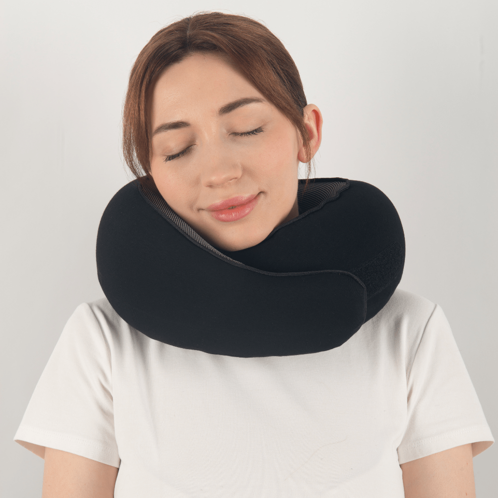 TravelNest Neck Pillow For Comfortable Ergonomic Travel Support