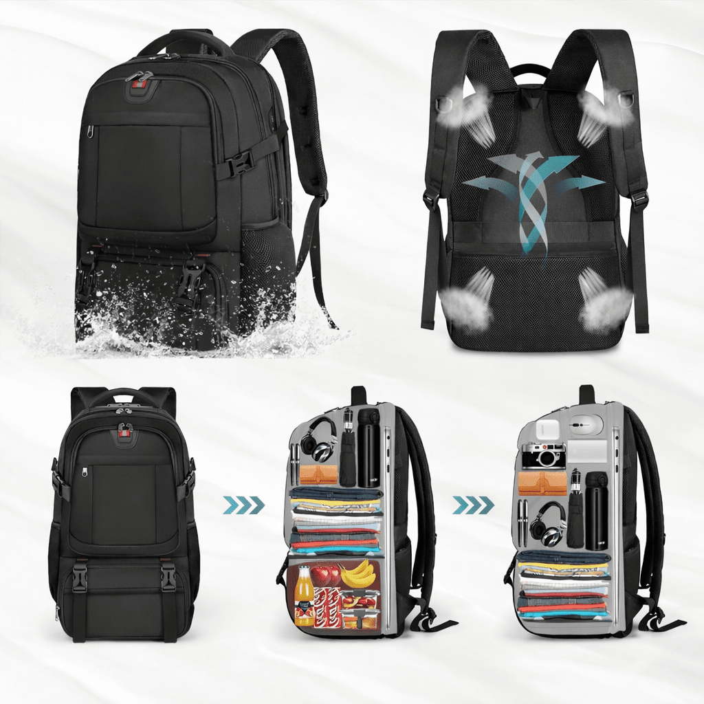 TRAVELNEST Laptop Pack With Insulated Food Compartment And USB Port