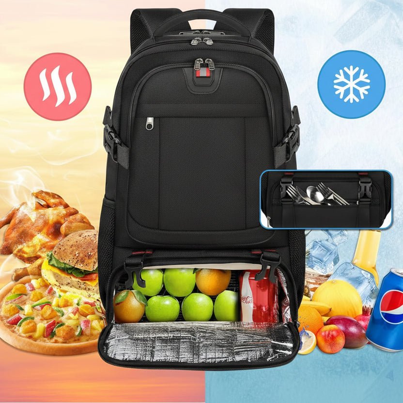 TRAVELNEST Laptop Pack With Insulated Food Compartment And USB Port