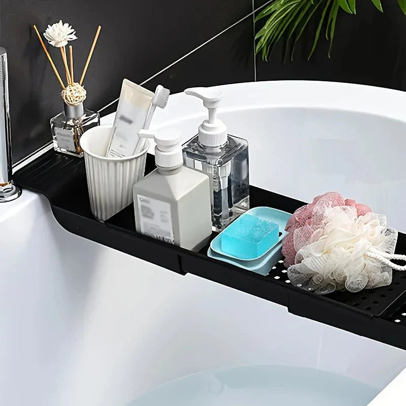 TrayNex Bath Caddy With Adjustable Width For Daily Use