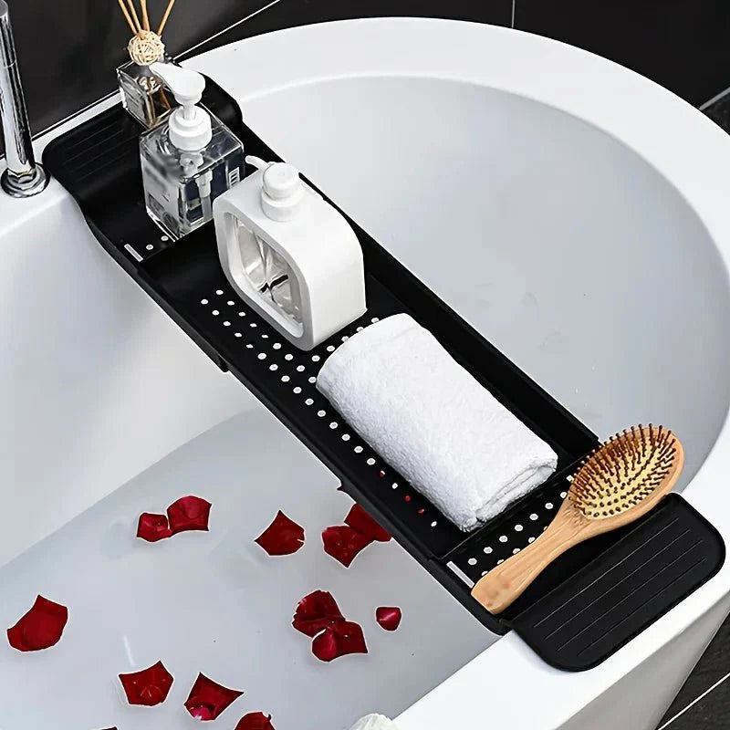 TrayNex Bath Caddy With Adjustable Width For Daily Use