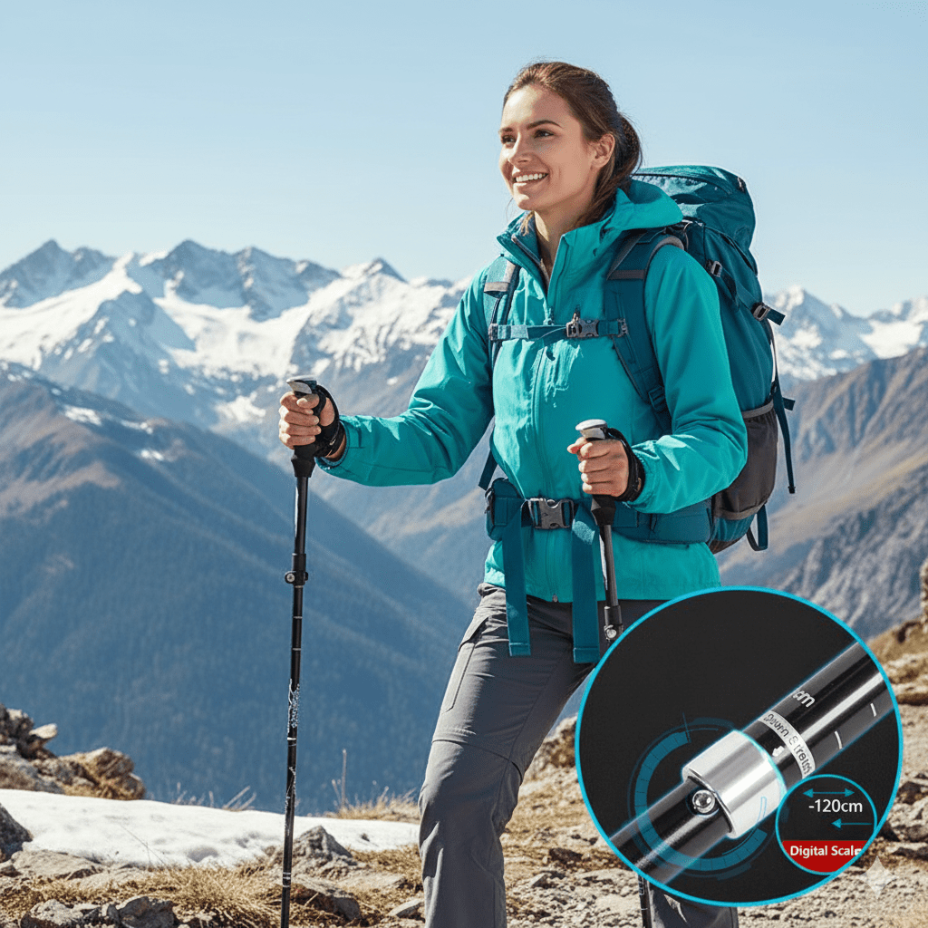 Treklight Poles Ultralight Folding Trekking Poles For Outdoor Adventures