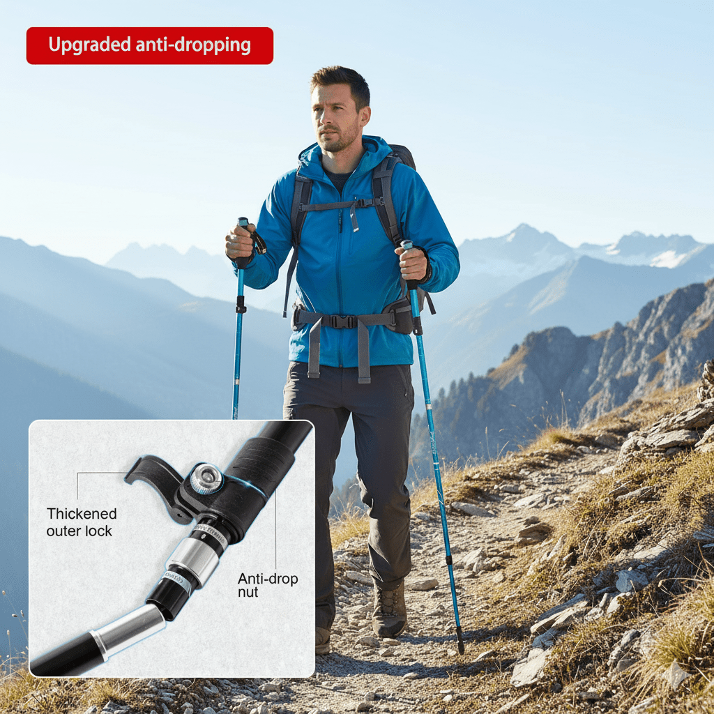 Treklight Poles Ultralight Folding Trekking Poles For Outdoor Adventures