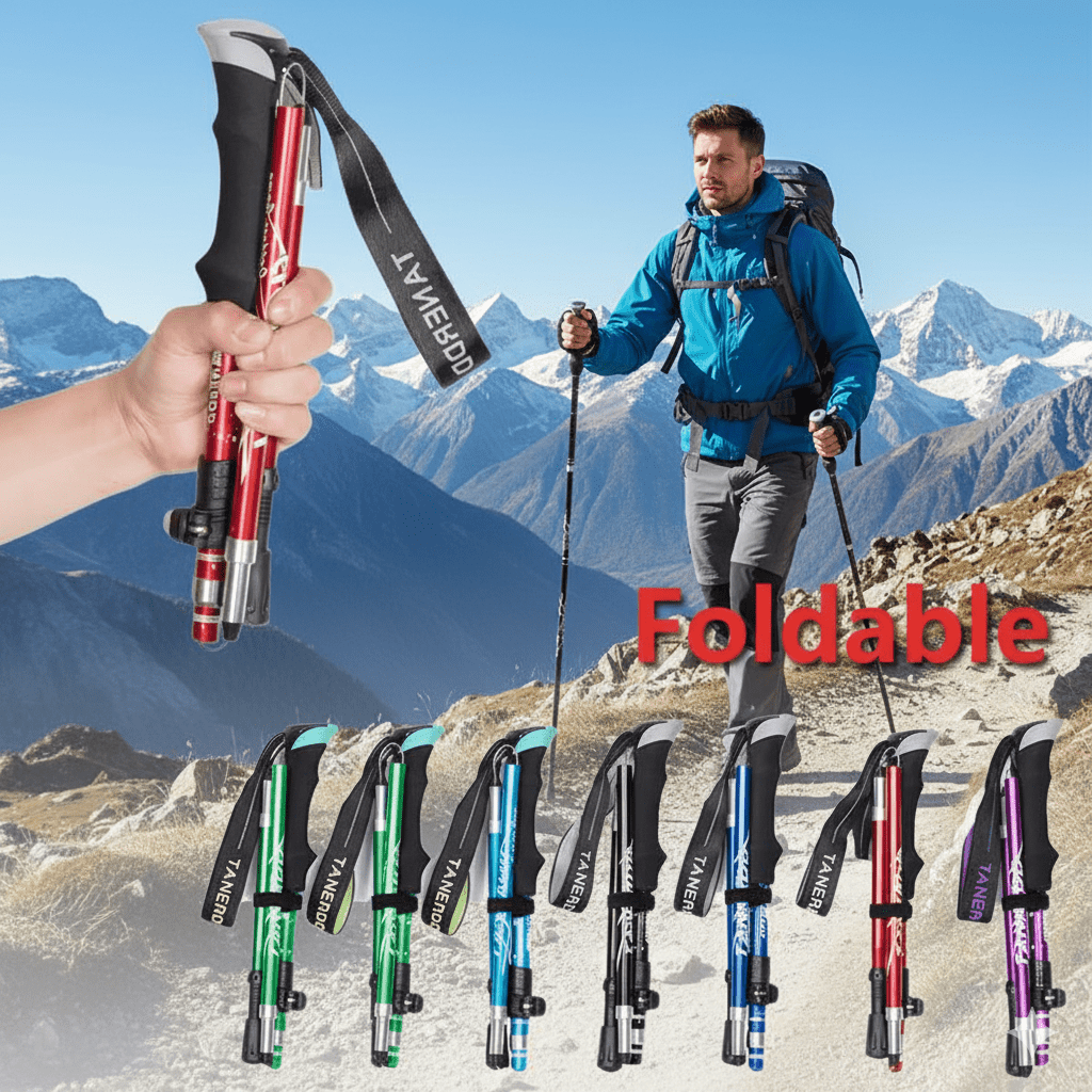 Treklight Poles Ultralight Folding Trekking Poles For Outdoor Adventures
