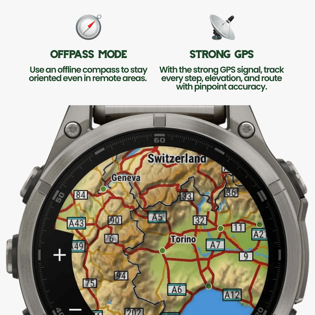 TrekSight X Tough GPS Watch With Health Monitoring