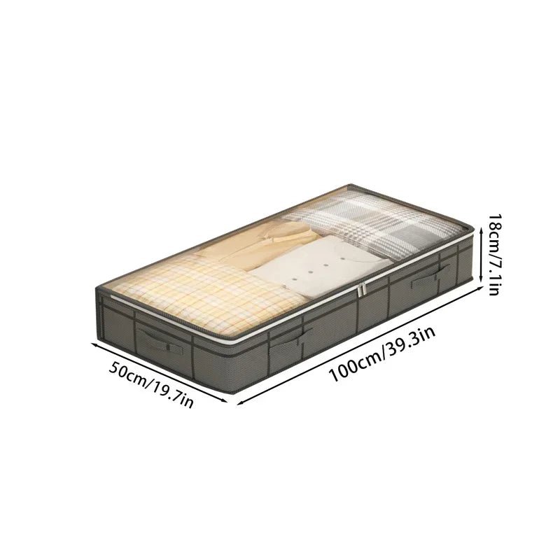Tuckbox Spacious Foldaway Underbed Organizer For A Neat Bedroom