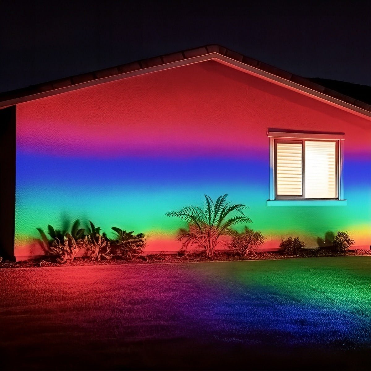 50W RGB zewnętrzny reflektor zmieniający kolor z pilotem zdalnego sterowania