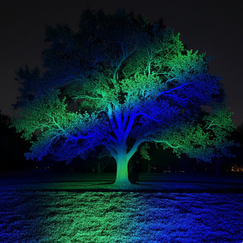 50W RGB zewnętrzny reflektor zmieniający kolor z pilotem zdalnego sterowania