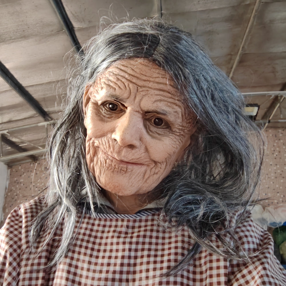 Granny Witch-masker voor Halloweenkostuums die opvallen