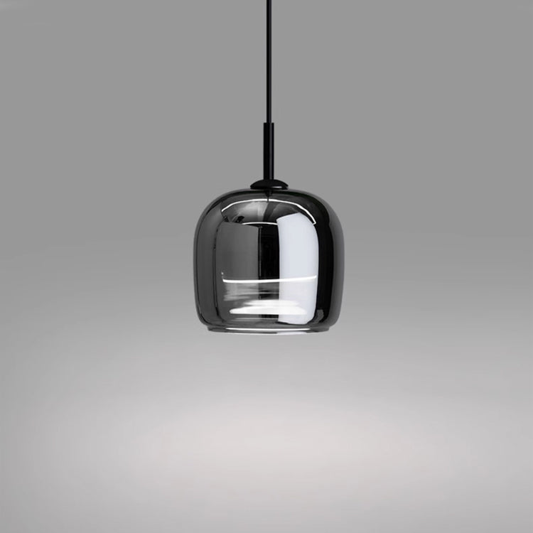 Noctra Black Glass Pendant Lamp For Contemporary Interiors
