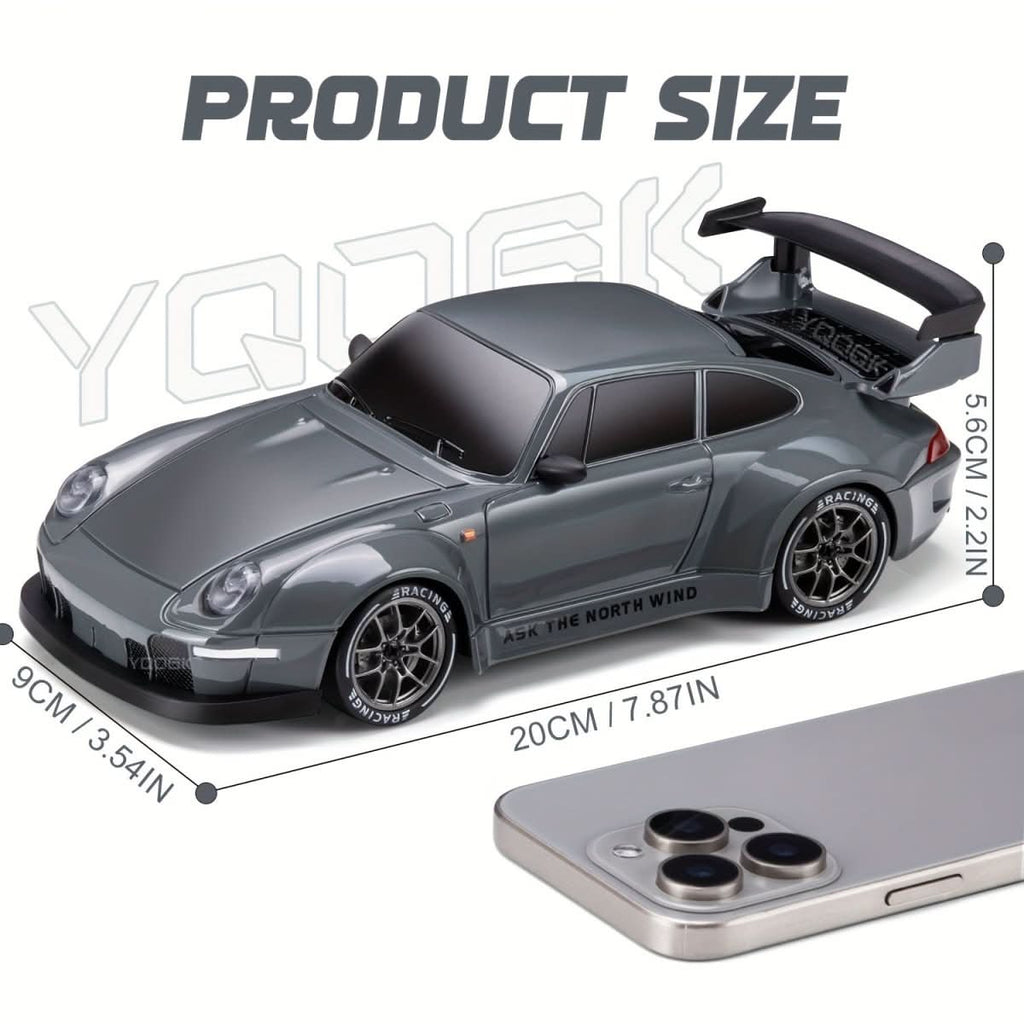 RACEREDGE 1:24 RC Drift Car 4WD Edycja z kołami LED