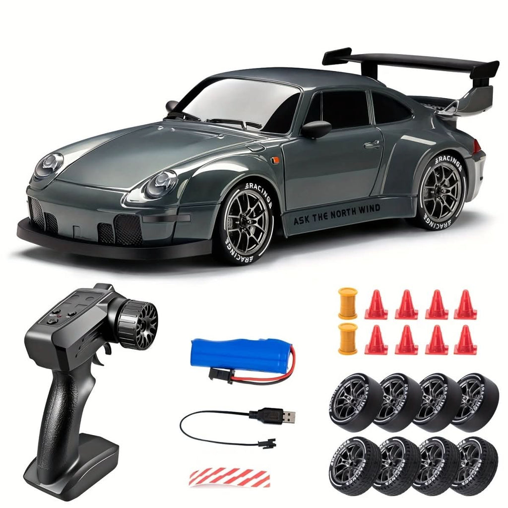 RACEREDGE 1:24 RC Drift Car 4WD Edycja z kołami LED