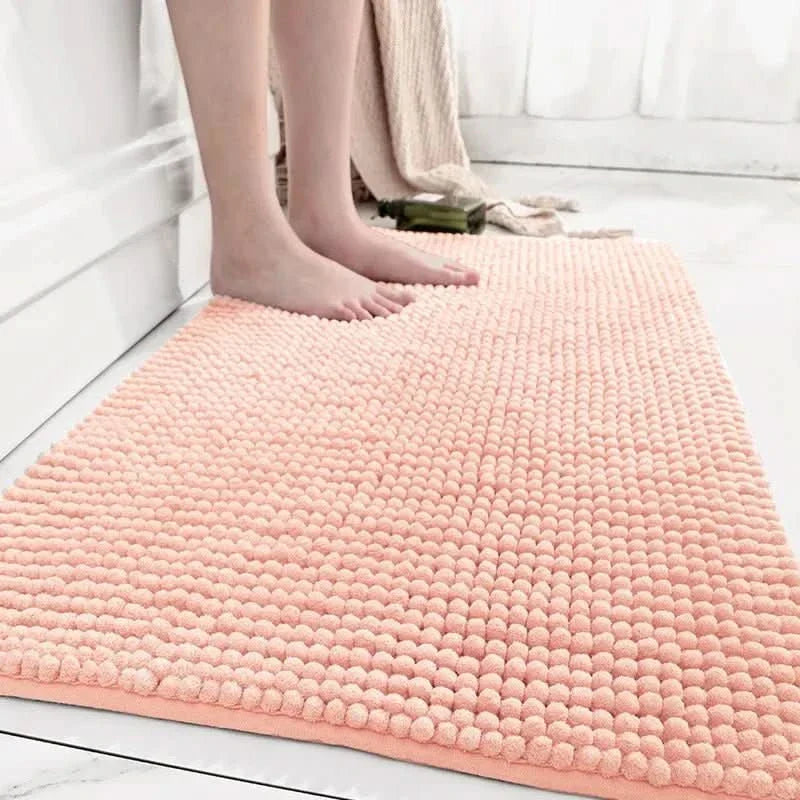 Ultrasoft Microfiber Bath Rug With Non-Slip Backing