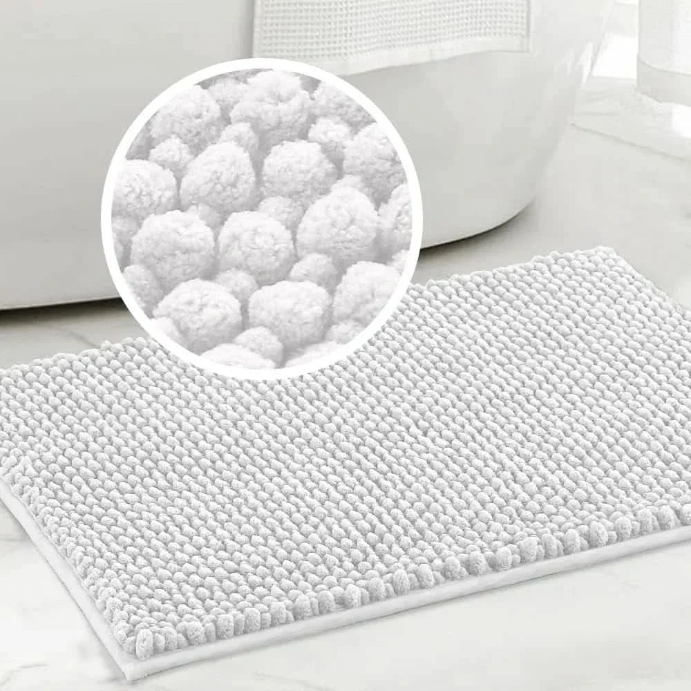 Ultrasoft Microfiber Bath Rug With Non-Slip Backing