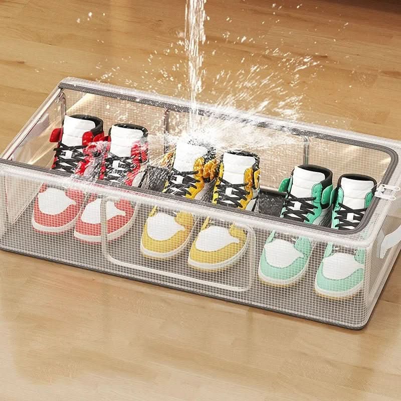 Untox ClearBox: Stackable Shoes Storage With Ventilation And Waterproof Protection