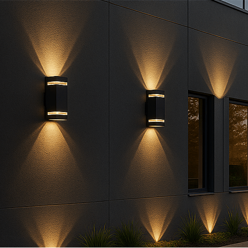 UPRAY IP65 Exterior Upward And Downward Lighting For Garden And Pathways
