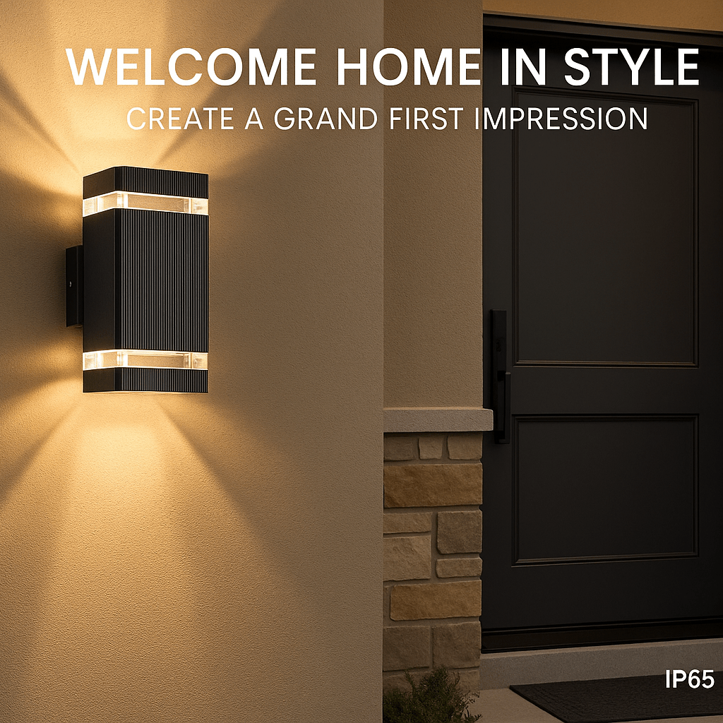 UPRAY IP65 Exterior Upward And Downward Lighting For Garden And Pathways