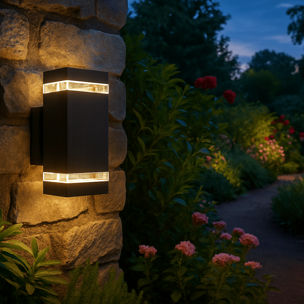 UPRAY IP65 Exterior Upward And Downward Lighting For Garden And Pathways