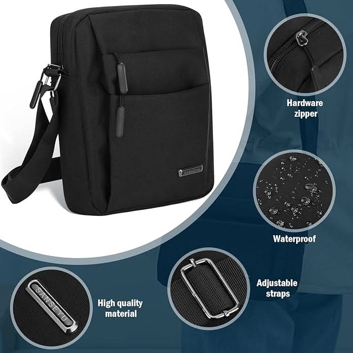 URBANGUARD Men's Waterproof Anti-Theft Shoulder Bag