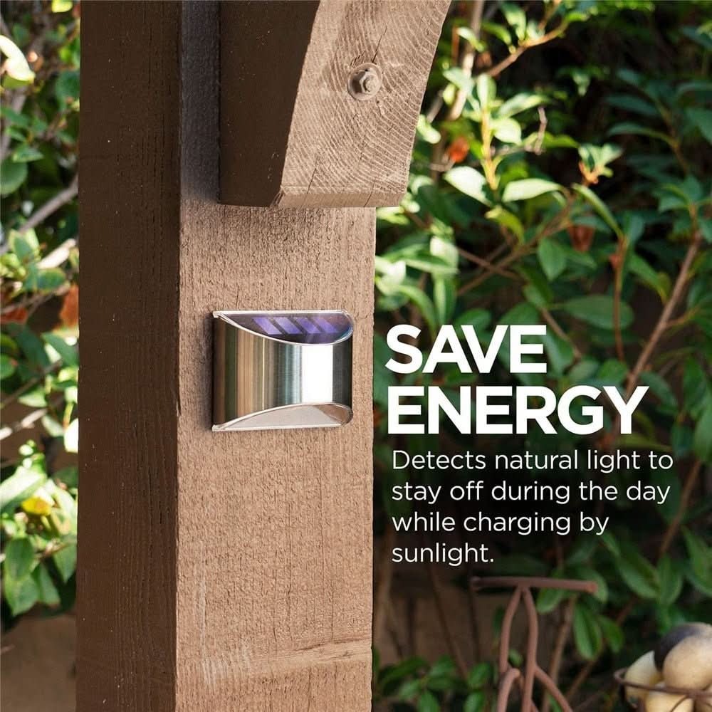 VANA Solar Powered Wireless LED Wall Lights For Outdoor Ambience