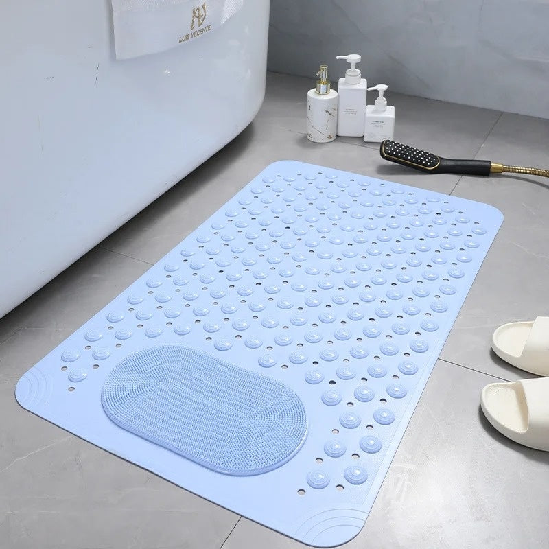 AquaCalm Elite Foot Scrubber Shower Mat With Secure Grip