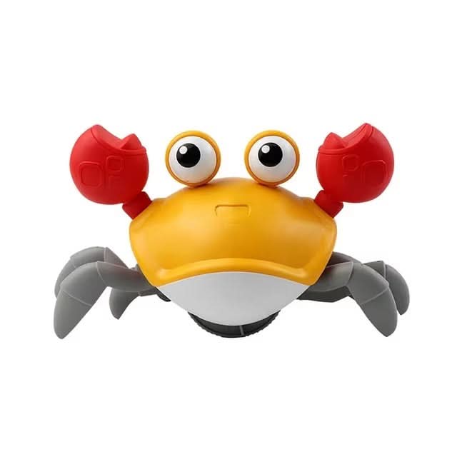 Jouet rampant CrawlJoy Crabe avec musique et couleurs pour bébés de 12 mois et plus