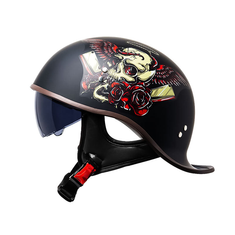 Retrostreet Helmet Visor For Half Helmet DOT Approved Accessory