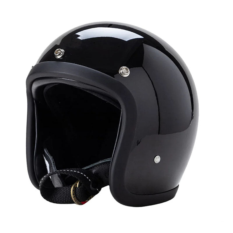 Casco Moto Vintage con Design a Basso Profilo Certificato DOT ed ECE