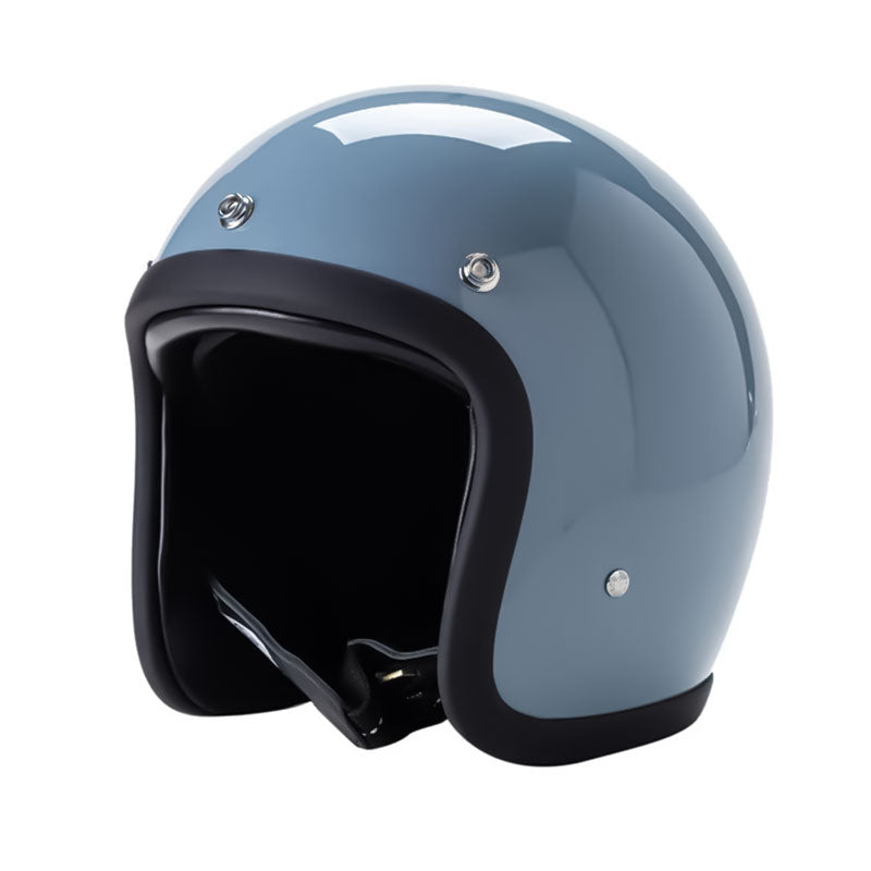Casco Moto Vintage con Design a Basso Profilo Certificato DOT ed ECE
