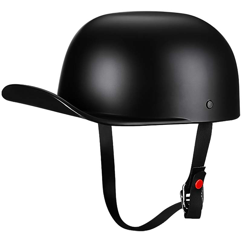 Baseball Cap Style Motorcycle Helmet DOT Approved For Everyday Riding