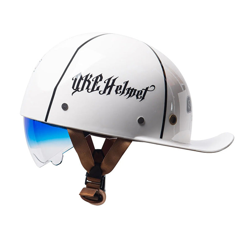 Classic Baseball Style DOT Approved Motorcycle Helmet For Riders
