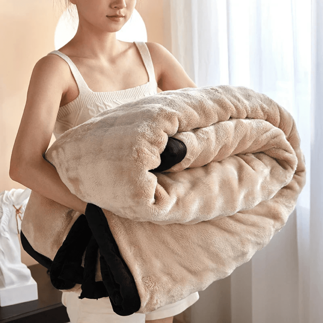 VELVETRA Cozy Fleece Blanket For Warmth And Softness