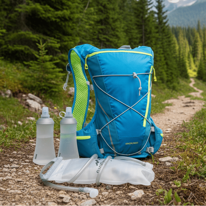 Ventpack 8L Hydration Pack For Running Or Cycling 1.5L Bladder