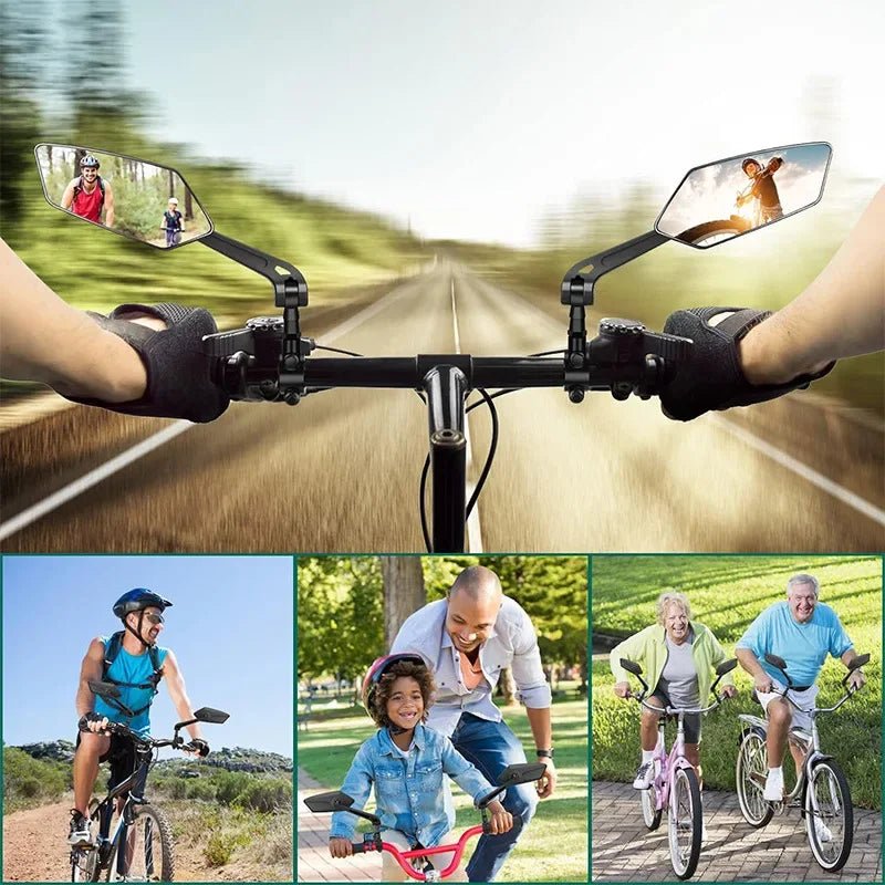 VIEWMAX CYCLEX Adjustable Mirror For Bikes With Broad Rear View