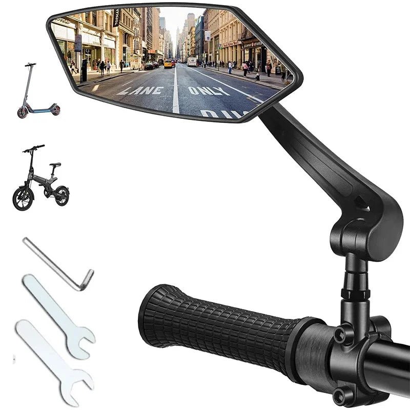 VIEWMAX CYCLEX Adjustable Mirror For Bikes With Broad Rear View