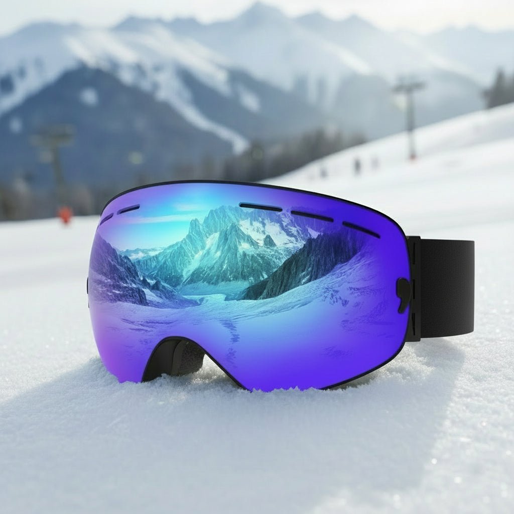 Vistaswitch Goggles For Skiing With Interchangeable Lenses And UV400 Anti Fog