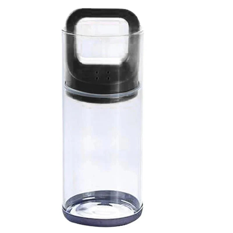 VITRAVA Transparent Glass Pantry Storage Jar To Preserve Freshness