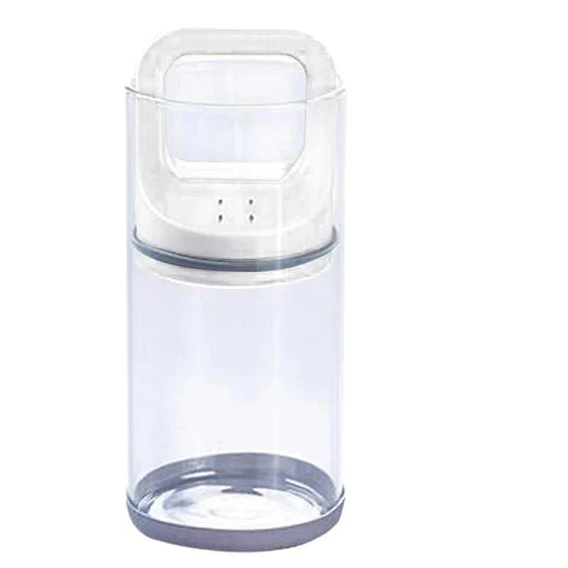 VITRAVA Transparent Glass Pantry Storage Jar To Preserve Freshness