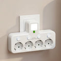 VOLTARA USB Charging Four-Outlet Extension With Safety Lock