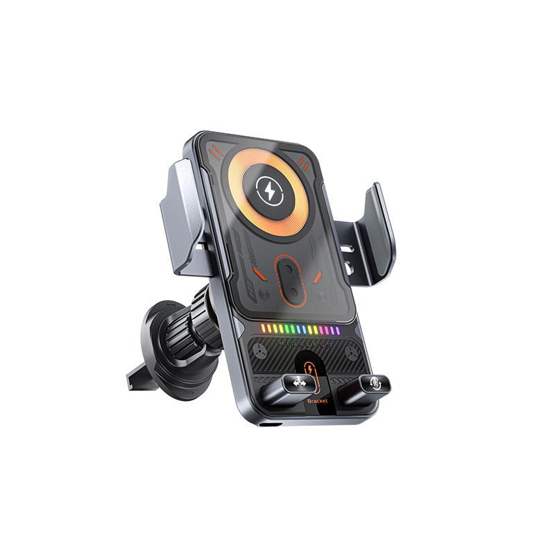 VoltDrive Auto-Rotate Car Mount With Wireless Charger